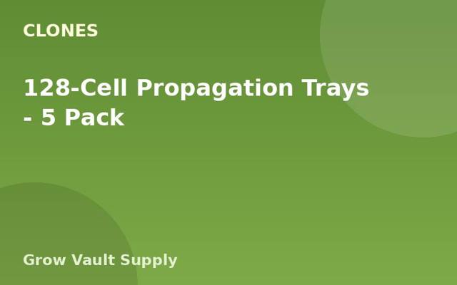 128-Cell Propagation Trays — 5 Pack