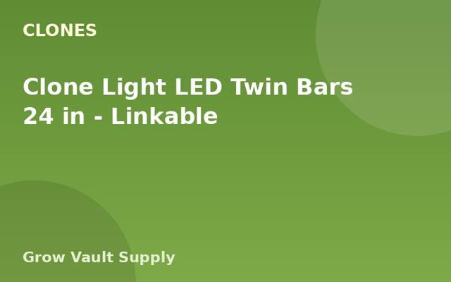 Clone Light LED Twin Bars 24 in — Linkable