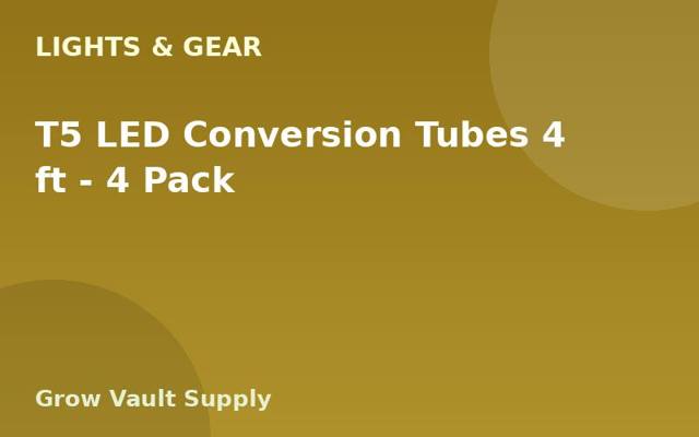 T5 LED Conversion Tubes 4 ft — 4 Pack