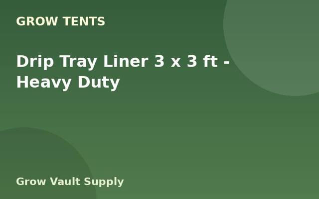 Drip Tray Liner 3 x 3 ft — Heavy Duty