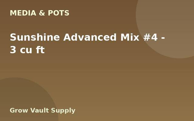 Sunshine Advanced Mix #4 — 3 cu ft