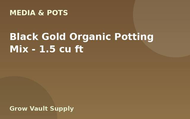 Black Gold Organic Potting Mix — 1.5 cu ft