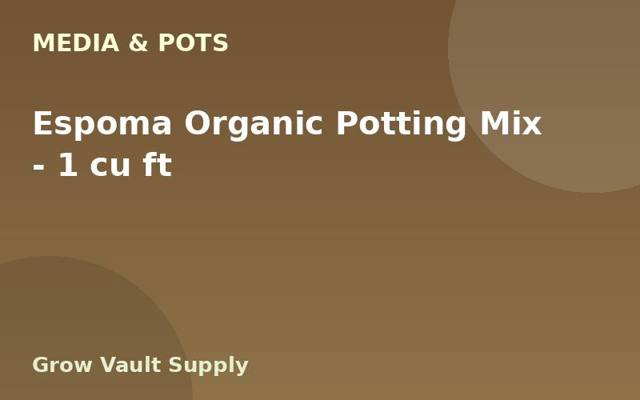 Espoma Organic Potting Mix — 1 cu ft